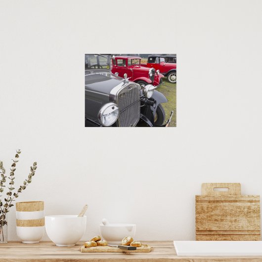 Antike Ford-Autos Poster (Küche)