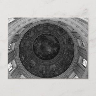 Antike Frankreich Paris Kuppel Fresko Charles la f Postkarte