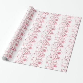 Antike Franzosen Toile elegante Geschenkpapier