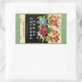 Antike französische Ambree Parfüm Rechteckiger Aufkleber (Tasche)