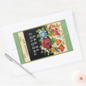 Antike französische Ambree Parfüm Rechteckiger Aufkleber (Umschlag)