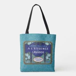 Antike französische Lavendelseife Tasche