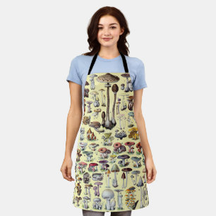 Antike französische Pilz Cottagecore Botanische Ku Schürze