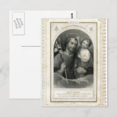Antike französische Postkarte (Vorne/Hinten)