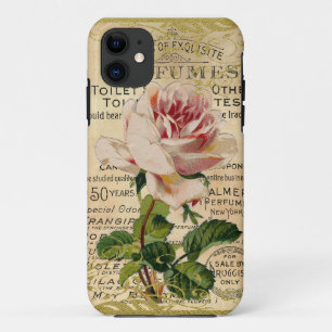 Antike französische Rose iPhone 11 Hülle