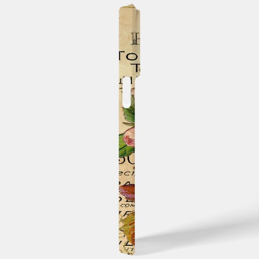 Antike französische Rose Case-Mate iPhone Hülle (Rückseite / Rechts)