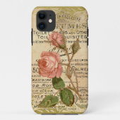 Antike französische Rose Case-Mate iPhone Hülle (Rückseite)