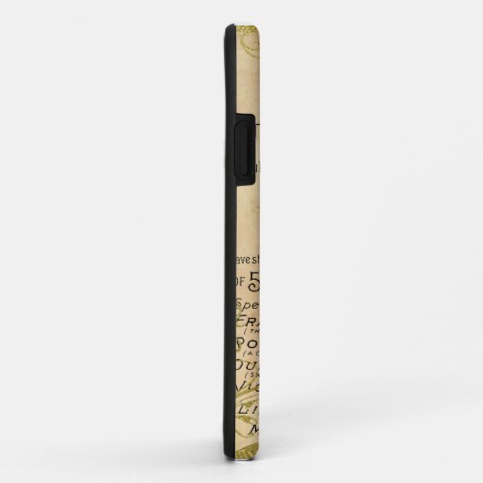 Antike französische Rose Case-Mate iPhone Hülle (Hinten/Rechts)