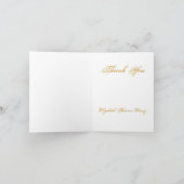 Antike französische Rose Dankeskarte (Innenseite)