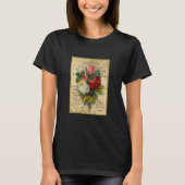 Antike französische Rose T-Shirt (Vorderseite)