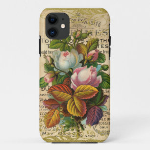 Antike französische Rosen iPhone 11 Hülle
