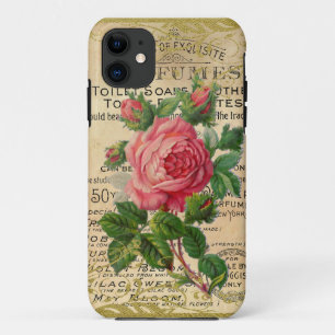 Antike französische Rosen iPhone 11 Hülle