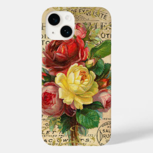 Antike französische Rosen Case-Mate iPhone 14 Hülle