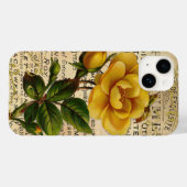 Antike französische Rosen Case-Mate iPhone Hülle (Rückseite (Horizontal))