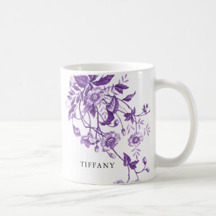 Antike französische Toile Blumen Hochzeitsdusche R Kaffeetasse