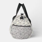 Antike französische Toile Botanical Vogel Rustikal Duffle Bag (Rechts)
