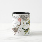 Antike französische Vögel Kaffeetasse (Zentrum)