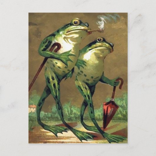 Antike Frösche Postkarte (Vorderseite)