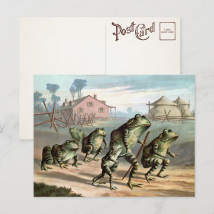 Antike Frösche Postkarte