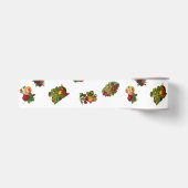 Antike Früchte & Blumen Ripsband (Vorderseite)