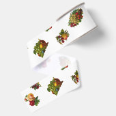 Antike Früchte & Blumen Ripsband (Rückseite)