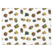 Antike Früchte & Blumen Tischdecke (Vorderseite (Horizontal))