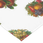 Antike Früchte & Blumen Tischdecke (Schrägansicht)