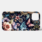 Antike Frühlingsblumen und Schmetterlinge Case-Mate iPhone Hülle (Rückseite (Horizontal))