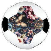 Antike Frühlingsblumen und Schmetterlinge Fußball (Gedreht)