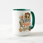 Antike Fundstücke Cottagecore Schätze Tasse (VorderseiteRechts)
