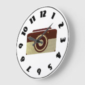 Antike Funkuhr Große Wanduhr (Winkel)