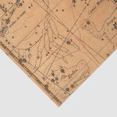 Antike Galaxie Karte Design 1 Seidenpapier (Detail)