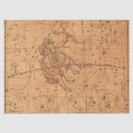 Antike Galaxie Karte Design 1 Seidenpapier