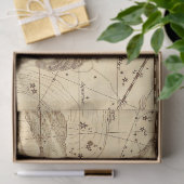 Antike Galaxie Karte Design 8 Seidenpapier (Geschenk)