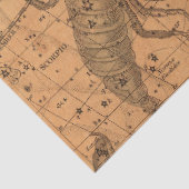 Antike Galaxy Karte Design 12 Seidenpapier (Detail)