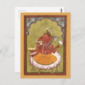 Antike Ganesh Print Postkarte (Vorne/Hinten)