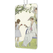 Antike Garten-Teeparty Autolufterfrischer (Links)