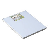 Antike Garten-Teeparty Notizblock (angewinkelt)