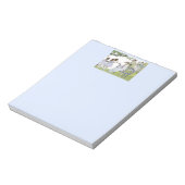 Antike Garten-Teeparty Notizblock (Rotiert)