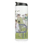 Antike Garten-Teeparty Thermosbecher (Nach rechts gedreht)