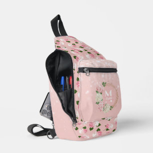 Antike Gartenblüten Crossbody Bag