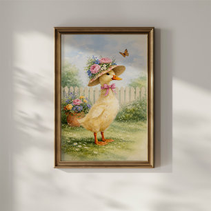 Antike Gartenente Poster
