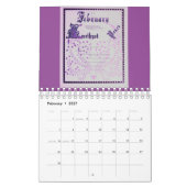 Antike Geburtstagsstuben Kalender (Feb 2027)