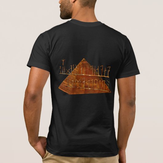 Antike Geheimnisse THOTH 3D Ägyptisch Scifi 2 T-Shirt (Rückseite)