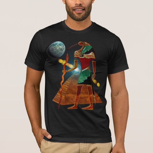 Antike Geheimnisse THOTH 3D Ägyptisch Scifi 2 T-Shirt (Vorderseite)