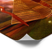 Antike Geheimnisse THOTH 3D Ägyptisch Scifi Poster (Ecke)