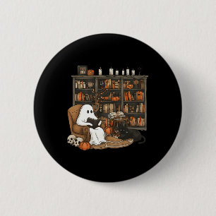 Antike Geist Lesebuch Liebhaber Bibliothek Hallowe Button