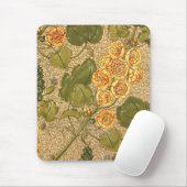 Antike gelbe Blumen Mousepad (Mit Mouse)