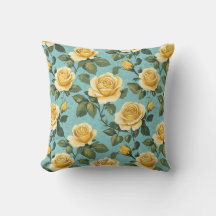 Antike gelbe Rosen - Elegantes botanisches Design