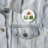 Antike Gemüse; Karotten, Blumenkohl, Salat Button (Beispiel)